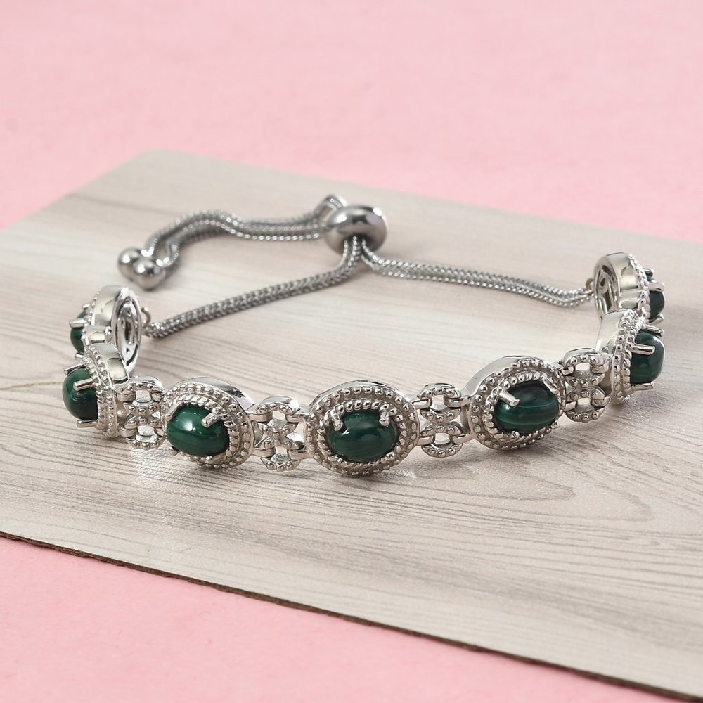 🌹Malachite Bolo Bracelet